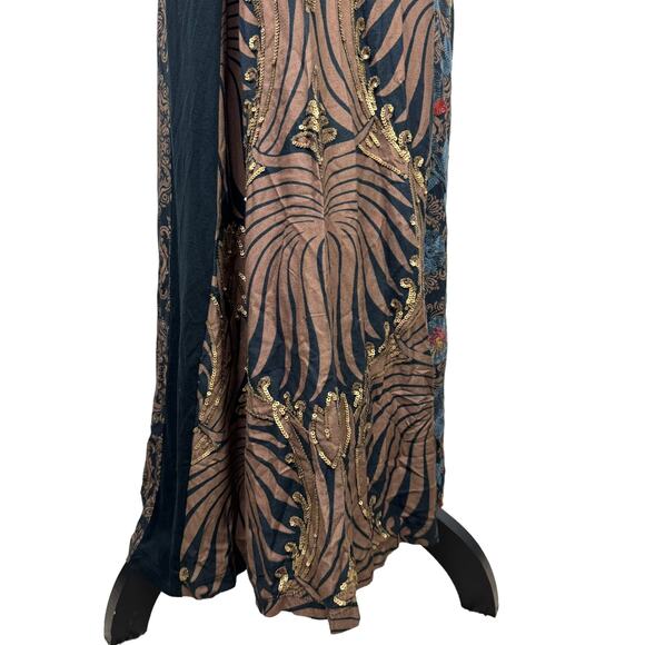 Soft Surroundings | NWT Icon Sultana Sequin Embellished Long Sleeve Maxi Dress - Picture 9 of 16